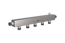 Коллектор 304 полиров. с 2-мя кронштейнами RISPA К60-6В НЕРЖ K606VAISI