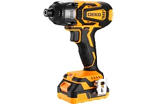 Аккумуляторный ударный винтоверт Deko DKIS20-Li 20В, 1х2.0Ач 063-4391