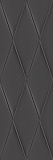 Плитка Cersanit Vegas чёрная 25x75 см, VGU232-53