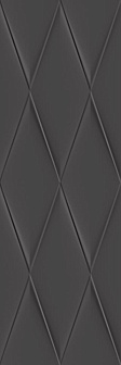 Плитка Cersanit Vegas чёрная 25x75 см, VGU232-53