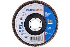 Круг лепестковый плоский (125х22.2 мм; Р40) Flexione 10000635