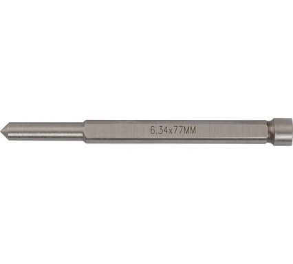 Центровочный направляющий штифт для корончатых сверл Р6М5, h=25 мм, 6.34x77 мм WOLFSTAR cw00133