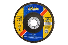 Круг лепестковый торцевой плоский Т27 Р80, 125х22 мм KUBIS 07-00-2708