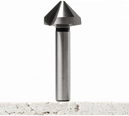 Зенковка ц/х 90 25 мм, HSSE M35 Co5 (Р6М5К5), ГОСТ 14953-80 Advancetool ADT-ЗЦХ25Г90