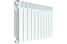 Биметаллический радиатор Rifar BASE 500 11 секций, боковое подключение RAN30H1KPV8ET6