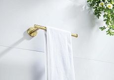 Полотенцедержатель Aquatek Оберон AQ4219BG шлифованное золото