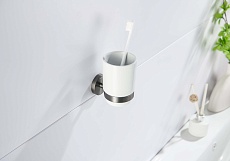 Держатель для стакана Aquatek Бетта AQ4604BGM оружейная сталь
