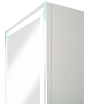 Зеркальный шкаф Континент Allure LED 35x65 с подсветкой, правый МВК056