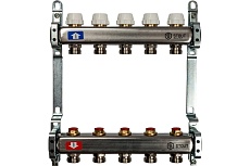 Коллектор из нержавеющей стали без расходомеров STOUT 5 выходов SMS 0922 000005