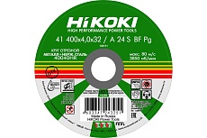 Круг отрезной 400x4х32 мм, A24S, тип 41 Hikoki RUH40040