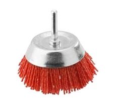 Щетка чашеобразная нейлоновая на шпильке 50 мм Ingco WB30505