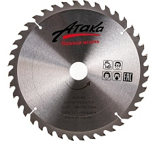 Диск пильный (250 мм; 40T; 32 мм) по дереву профи АТАКА 8079160