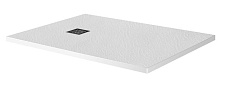 Поддон для душа BelBagno TRAY-MR-UNO-AH-120/80-35-W-NO 120x80 белый, накладка черный