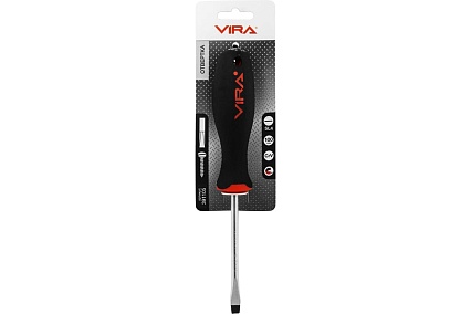 Отвертка RAGE by VIRA SL4x100 CR-V эргономичная двухкомпонентная ручка 391105