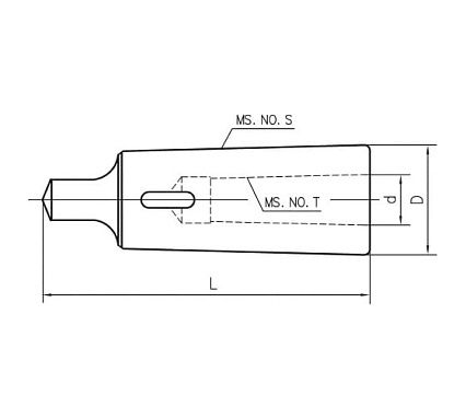 Втулка переходная КМ 4/2 с лапкой SOVIS 2662