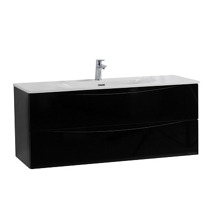Мебель для ванной BelBagno Marino-Cer-N 120 см Nero Lucido