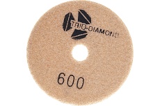 Круг алмазный гибкий шлифовальный Черепашка 100 № 600 TRIO-DIAMOND 340600