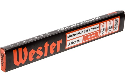 Электроды сварочные 990-095 АНО-21 (3 мм; 1 кг) Wester 403826
