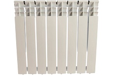 Алюминиевый радиатор Rommer Optima 500 8 секций RAL9016 89558