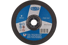 Шлифовальный диск 2в1 металл/нержавейка Tyrolit Basic Fast Cut А30-BF 230х6х22.23 мм 297333