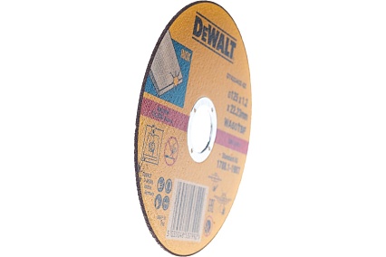 Круг отрезной по металлу INDUSTRIAL (125х22,2 мм) DeWalt DT42340Z
