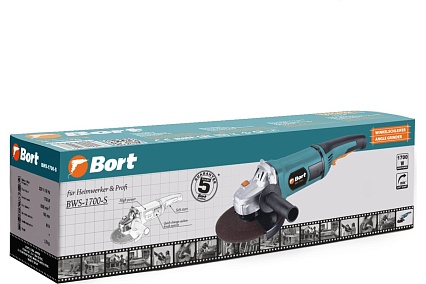Угловая шлифовальная машина Bort BWS-1700-S 93410228