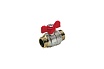 Шаровой кран Tiemme Mistral НН, 1/2", красная бабочка 2360032