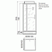 Душевая кабина River Tana 90x90 белый, прозрачное, без крыши