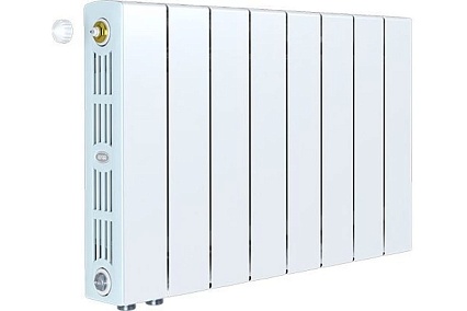 Радиатор Rifar SUPReMO 350x8 секций, нижнее правое левое (VL) RIFAR S350-8 VL