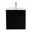 Мебель для ванной BelBagno Marino-Cer-Mini 50 см Nero Lucido