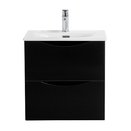 Мебель для ванной BelBagno Marino-Cer-Mini 50 см Nero Lucido