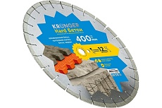 Алмазный сегментный диск по бетону Beton Hard (400х12х25.4) Kronger B200400H