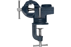 Слесарные тиски с наковальней Сибртех настольные, поворотные,ширина рабочих губок 50 мм 18668