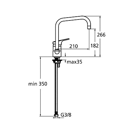 Смеситель для кухни Ideal Standard Slimline II B8596AA