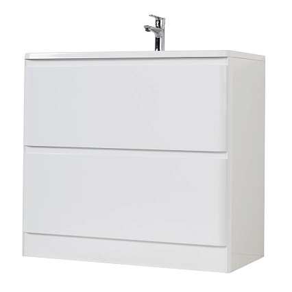 Тумба с раковиной BelBagno Albano 120 см напольная, Bianco Lucido