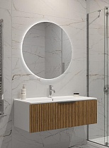 Мебель для ванной ЗОВ Кито 80 см белый/тростник