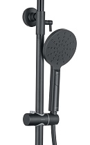 Душевая стойка Aquatek Вега AQ2060MB черный матовый
