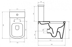 Бачок для унитаза BelBagno Albano BB120T