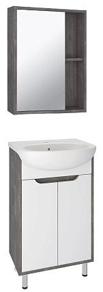 Тумба с раковиной Runo Эко 50 см