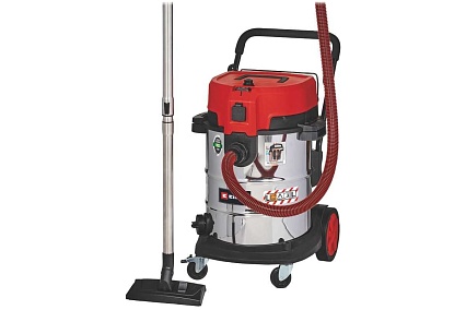 Строительный пылесос Einhell te-vc 2350 sacl,1600 Вт, 230 мбар, 50 л, очистка фильтра, розетка 2342475