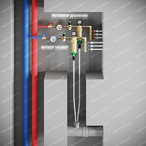 Душевой набор Timo Petruma SX-5229/00SM термостат, хром