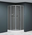 Душевая кабина RGW Andaman AN-208 100x100 см тонированное, профиль хром сатин
