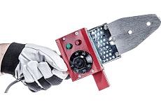 Аппарат для сварки пласт труб Kronwerk КW800 800 Вт, 300 C, насадки 20-25-32-40-50-63 мм, меткейс 94214
