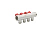 Коллектор VRT 1"x1/2", с регулировочными вентилями, 4 выхода 524075
