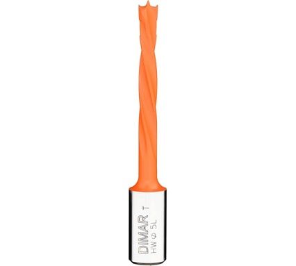 Сверло глухое левое 4 флейты (5x43 мм; L70 мм; хвостовик 10x20 присадка) Dimar 2014367