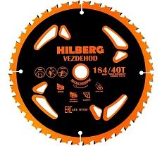 Диск пильный Vezdehod 184х16 мм, 40Т, 7º Hilberg HV188