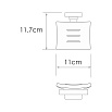 Мыльница WasserKRAFT Rhin K-8729 никель