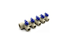 Коллектор Damento 32 на 5 выходов 20 внутр. серый (1/14) 996083