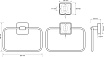 Вешалка для полотенец Bemeta Tasi 154104062