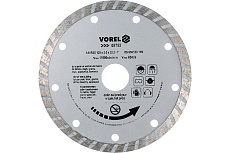 Диск алмазный отрезной TURBO 125х22.2 мм Vorel 8752